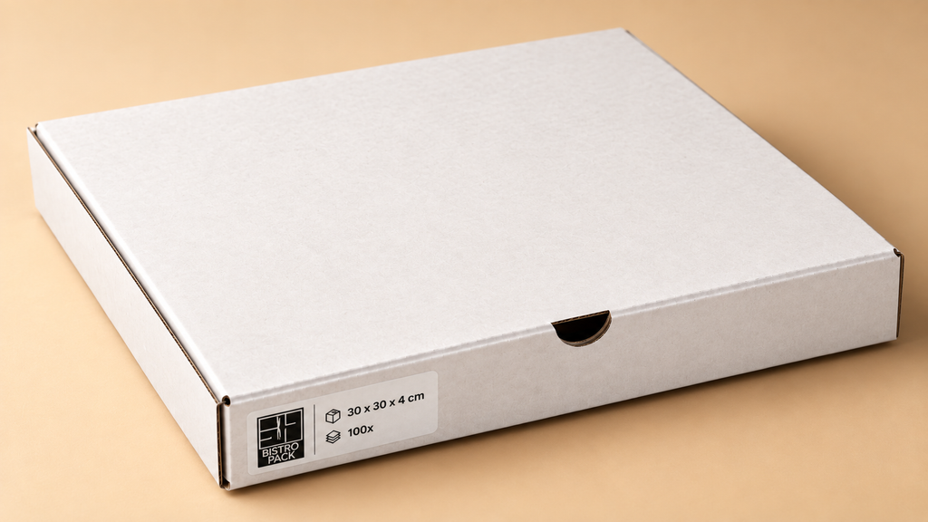 Standard-Pizzakartons, unbedruckt, ohne Namen, ohne Design