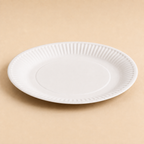 Standard Pizzateller aus Pappe, unbedruckt, rund