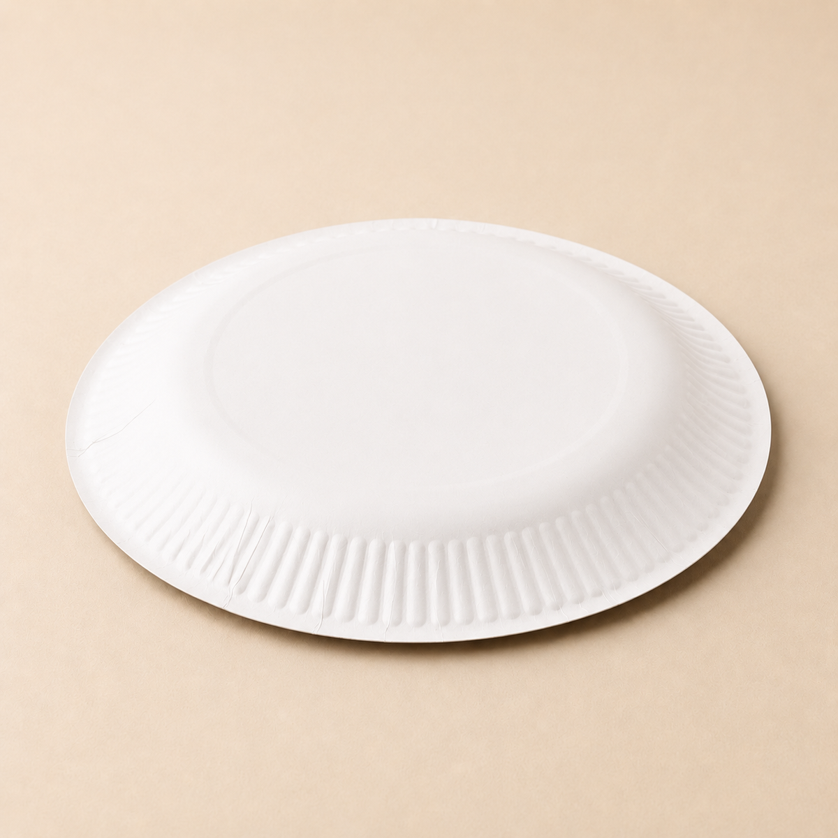 Standard Pizzateller aus Pappe, unbedruckt, rund