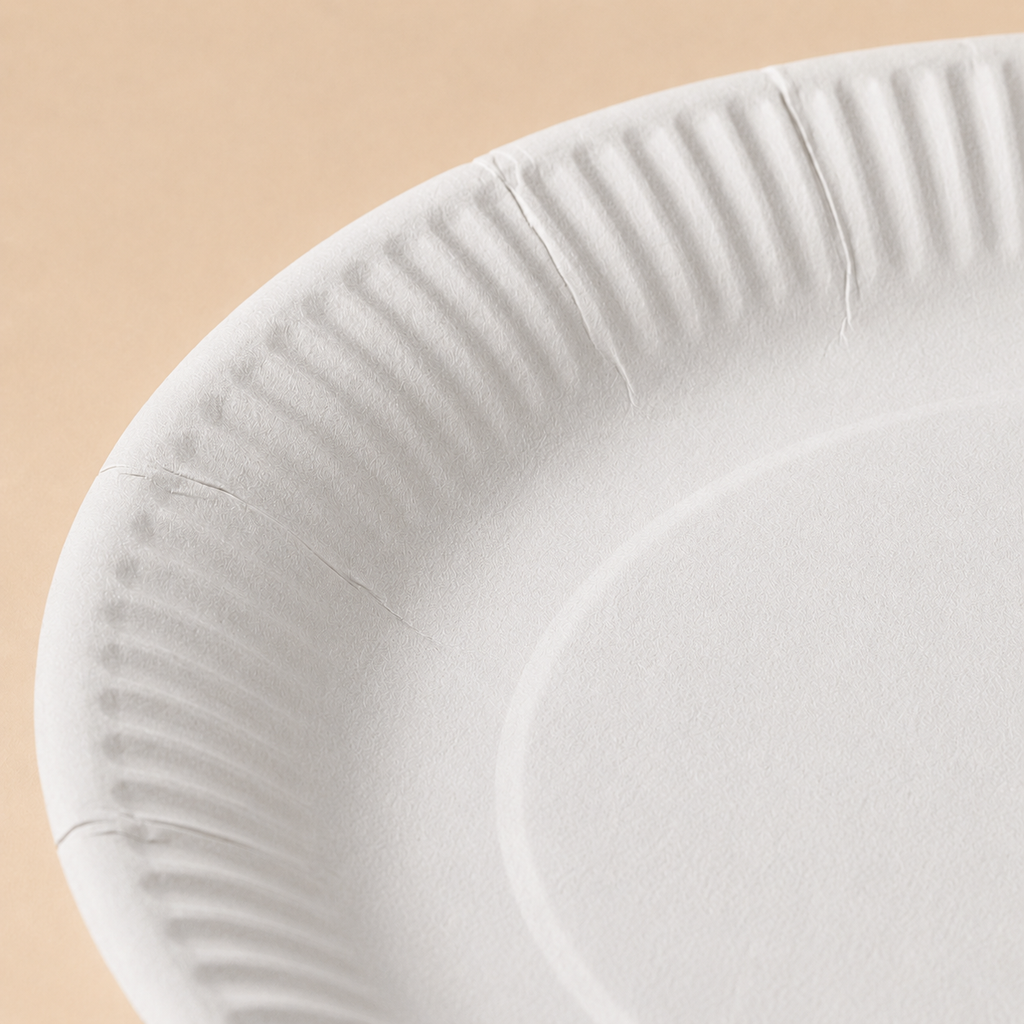 Standard Pizzateller aus Pappe, unbedruckt, rund