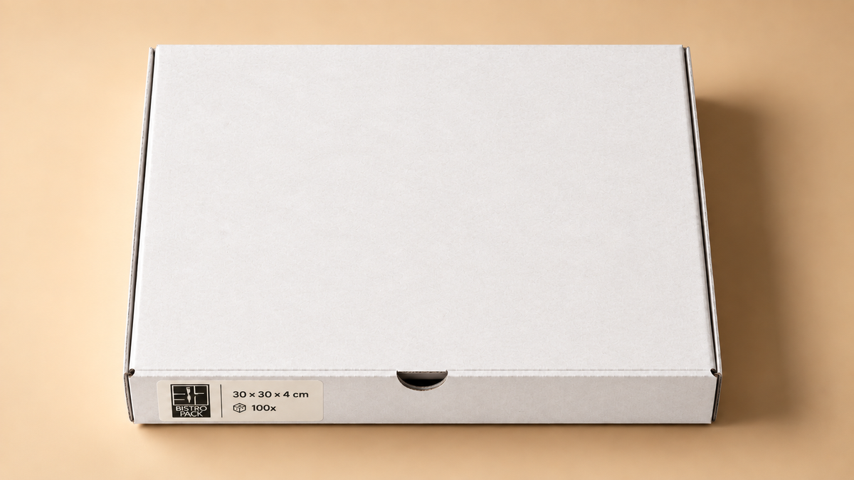 Standard-Pizzakartons, unbedruckt, ohne Namen, ohne Design