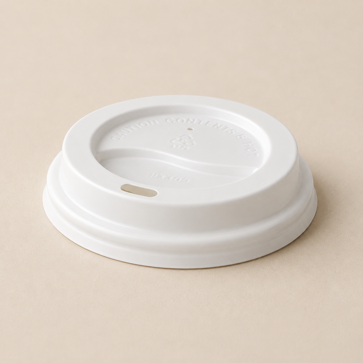 Kunststoffdeckel für Pappbecher (PE, PS, PET)