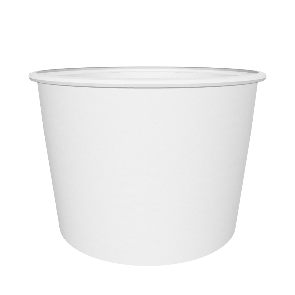 Standard Chicken-Buckets, unbedruckt, ohne Namen/Design, mit oder ohne Deckel