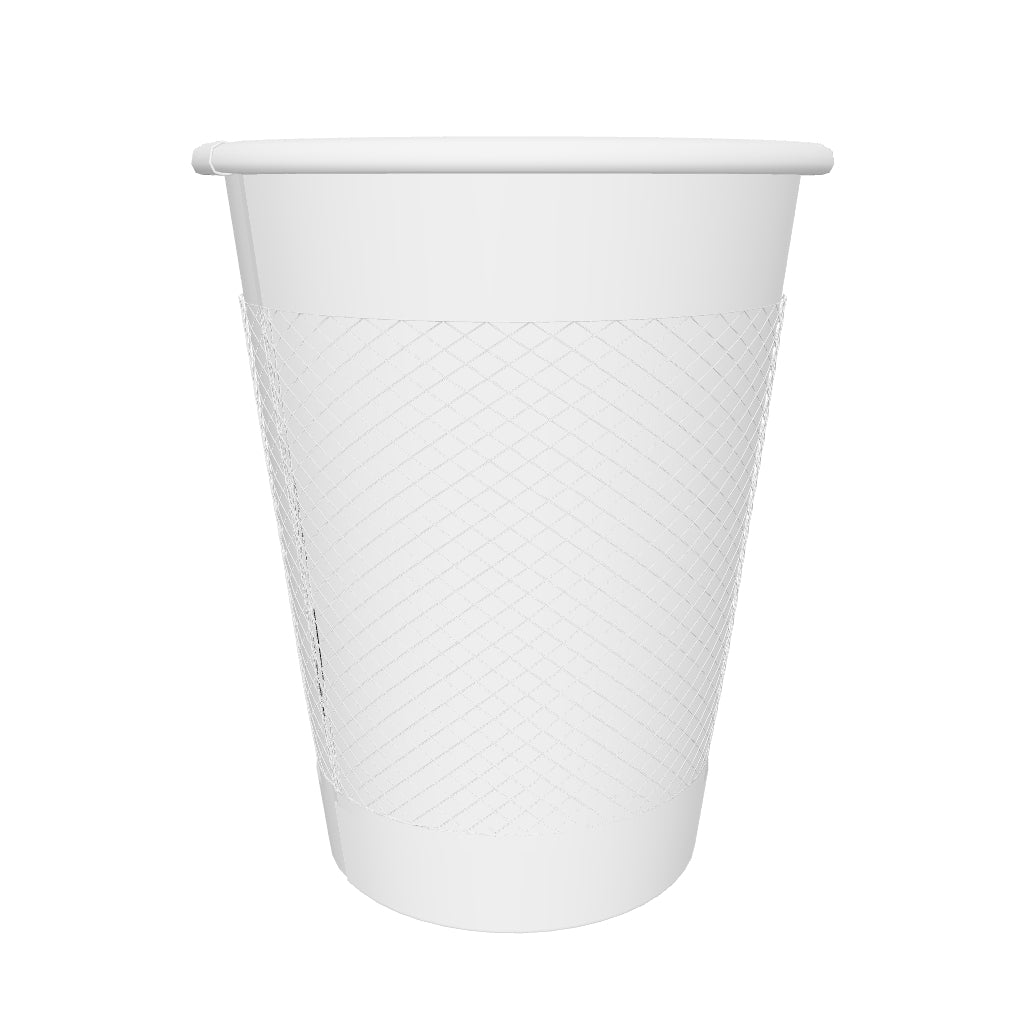 Standard Waffelbecher mit Rippenstruktur und Farbauswahl