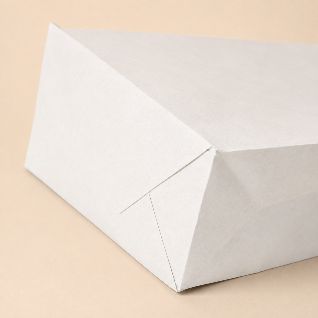 Standardmäßige, unbedruckte Papiertragetaschen zum Mitnehmen, ohne Namen / ohne Design