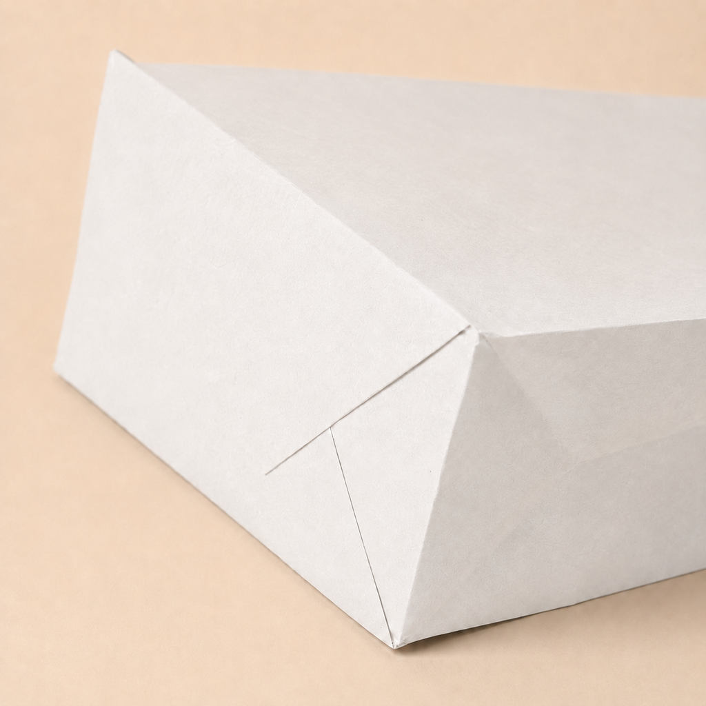 Standardmäßige, unbedruckte Papiertragetaschen zum Mitnehmen, ohne Namen / ohne Design