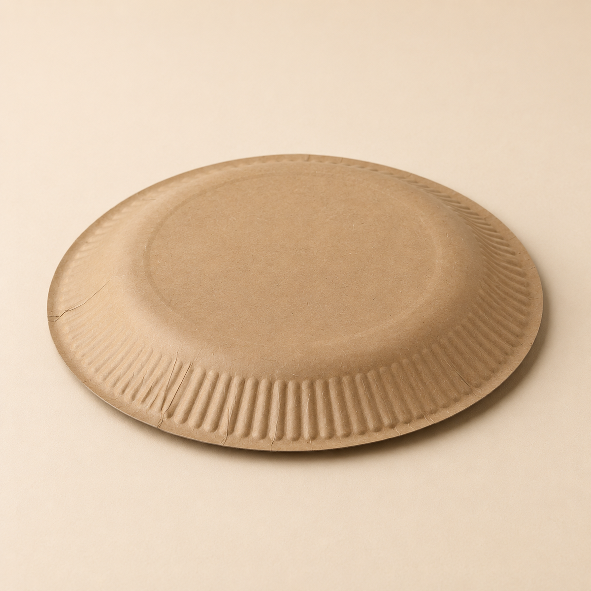 Standard Pizzateller aus Pappe, unbedruckt, rund