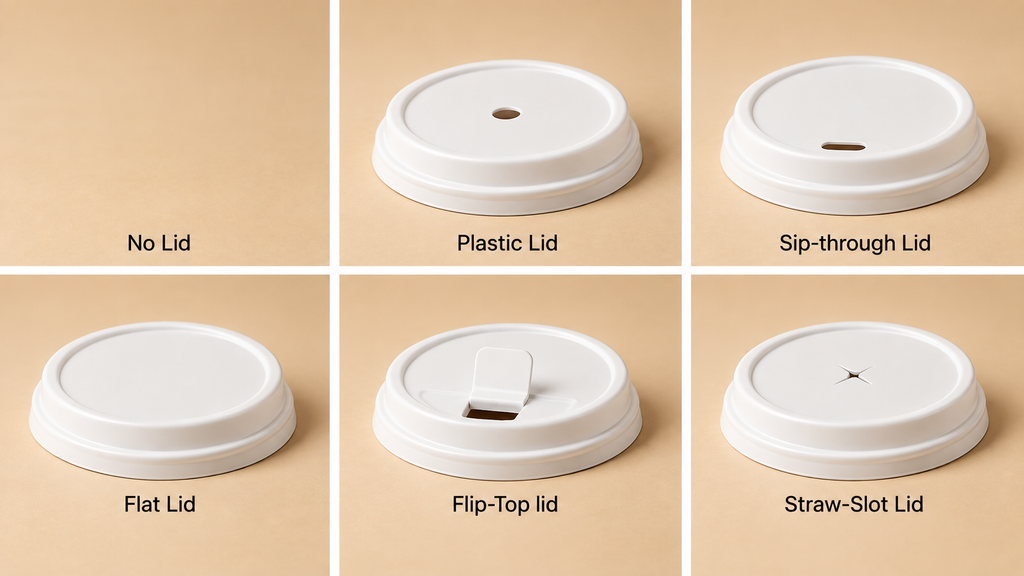Standard Pappbecher ohne Druck, neutral/ohne Design