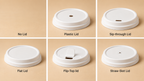 Standard Pappbecher ohne Druck, neutral/ohne Design