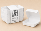 Standard Classic-Burger-Boxen (Clamshell), unbedruckt
