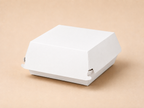 Standard Classic-Burger-Boxen (Clamshell), unbedruckt